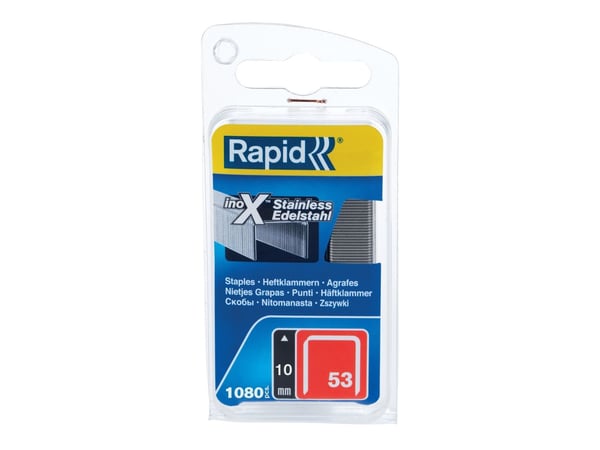 Rapid 40109511, 1 cm, Galvanisert metall, Stål, Rapid (merkevare), 49 mm, 21 mm
