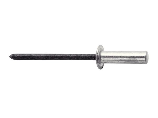 Rapid 5000399, Blindnagle, Aluminium, Aluminium, Sort, RP10 , RP40 Multi, RP60 Multi, RP100 Multi, RP150 Multi, 3,2 mm, 8 mm
