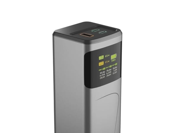 Hama High Power, 20000 mAh, Lithium-Ion (Li-Ion), Power Delivery 3.0, Quick Charge 3.0, 65 W, Grå