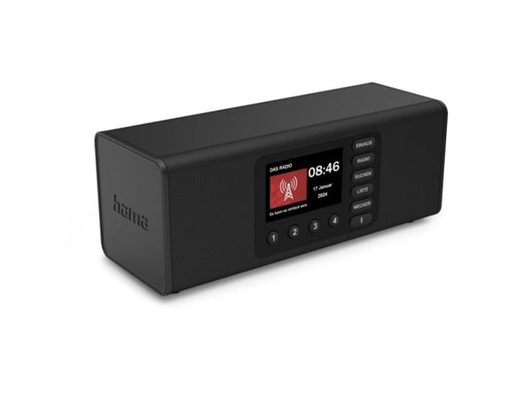 Hama DR2002, Personlig, Digitalt, DAB, DAB+, FM, 10 W, TFT, 10,9 cm (4.3")