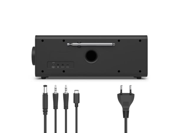 Hama DR2002, Personlig, Digitalt, DAB, DAB+, FM, 10 W, TFT, 10,9 cm (4.3")