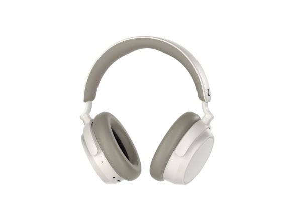 Sennheiser ACCENTUM Plus - Hodetelefoner med mikrofon - full størrelse - Bluetooth - trådløs - aktiv støydemping - hvit