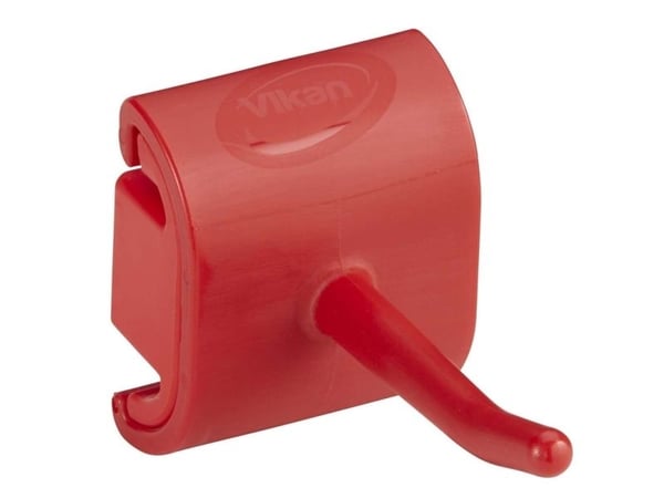 Vægophæng, Vikan, Single hook, rød 78mmx41mm