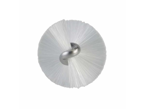 Rørrenser, Vikan, 50cm, Ø2cm, hvid, polyester/PP/rustfrit stål