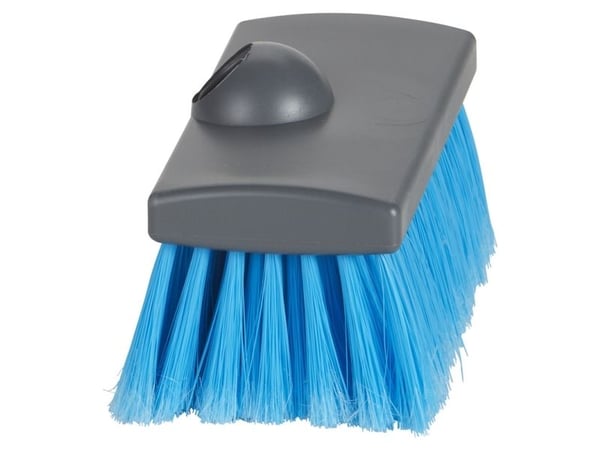 Pensel med vannstråle, Vikan, blå, PP, 15 cm, myk, med hull