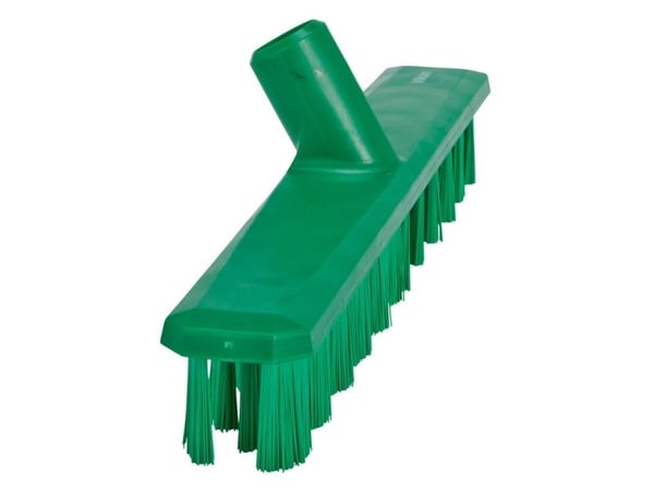 Gulvskrubbe, Vikan, 5x40x7,5cm, grøn, glas/polyester/PP, 40 cm, stiv