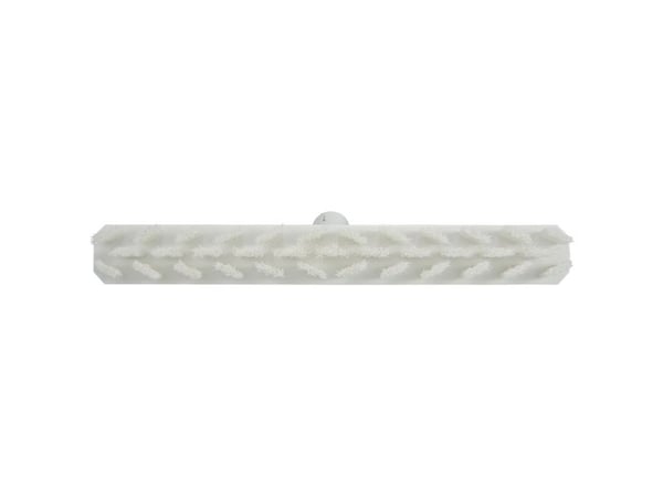 Gulvskrubbe, Vikan, 5x40x7,5cm, hvid, glas/polyester/PP, 40 cm, stiv