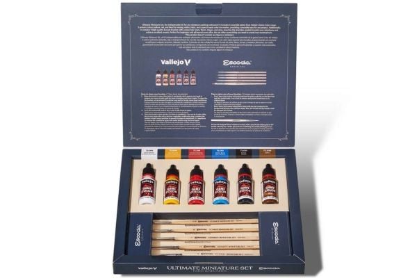 Vallejo 72206 Game Color Ultimate Miniature Set – maling & pensler