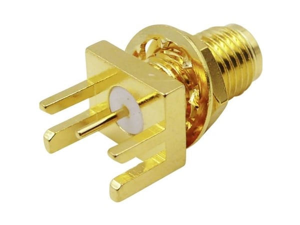 TRU COMPONENTS SMA-KE3 5972640 SMA-liitin Liitäntä, uppoasennus pystysuoraan 50 ? 1 kpl