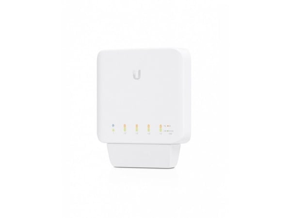 Ubiquiti UniFi Switch USW-FLEX - Switch - Styrt - 4 x 10/100/1000 (PoE) + 1 x 10/100/1000 (PoE++) - veggmonterbar, stangmonterbar - PoE++ (46 W) (e...