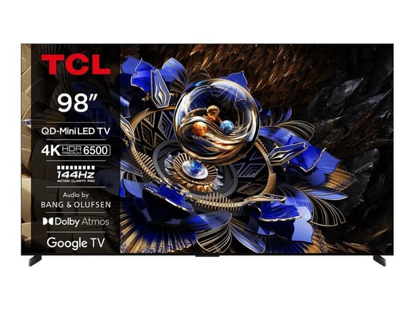 TCL 98X11K - 98" Diagonalklasse X Series LED-bakgrunnsbelyst LCD TV - QLED - Smart TV - Google TV - 4K UHD (2160p) 3840 x 2160 - HDR - Quantum Dot,...
