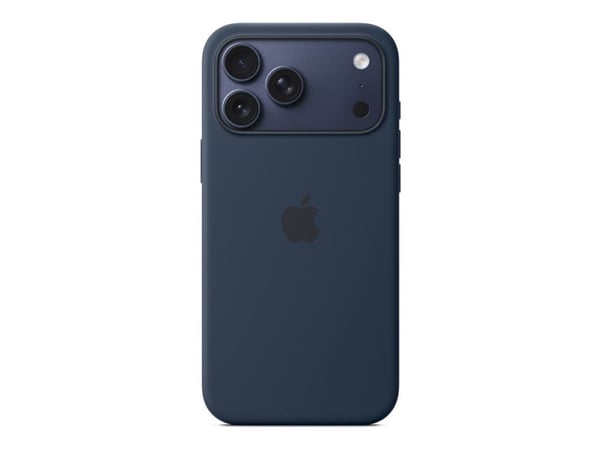 Apple - Baksidedeksel for mobiltelefon - MagSafe-samsvar - silikon - midnatt - for iPhone 17 Pro Max
