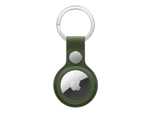 Apple - Eske for airtag - stainless steel, mikrotvill - mose - for AirTag