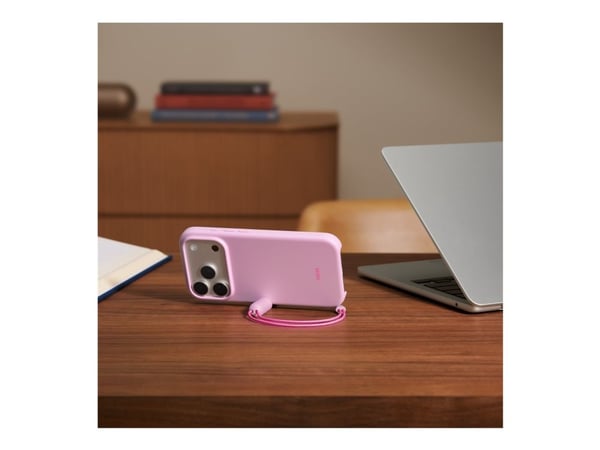 Beats - Matkapuhelimen takakuori - jalustalla - MagSafe-yhteensopivuus - polykarbonaatti - pebble pink - iPhone 17 Pro -puhelimille