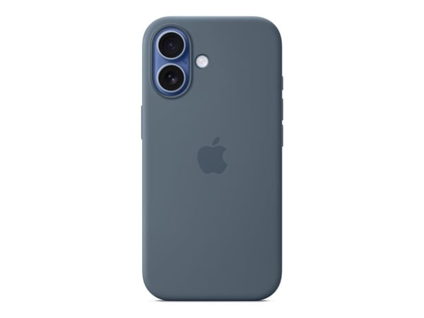Apple - Baksidesskydd för mobiltelefon - MagSafe-kompatibilitet - silikon - ankare blå - för iPhone 17