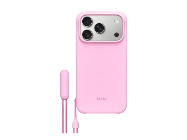Beats - Matkapuhelimen takakuori - jalustalla - MagSafe-yhteensopivuus - polykarbonaatti - pebble pink - iPhone 17 Pro -puhelimille