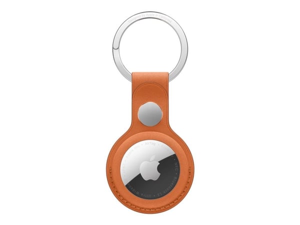 Apple - Eske for airtag - stainless steel, mikrotvill - rev orange - for AirTag