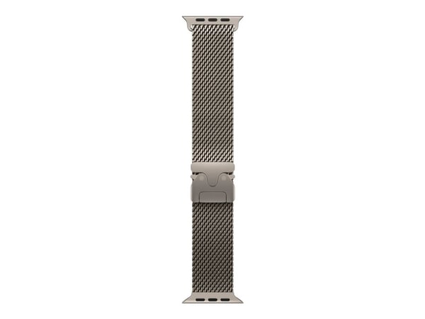 Apple - Slinga för smart klocka - 49 mm, titan - Liten storlek - naturell - för Watch Hermès Series 9, SE 3, Series 10, Series 11, Series 8, Series...