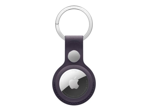 Apple - Eske for airtag - stainless steel, mikrotvill - midnattslilla - for AirTag