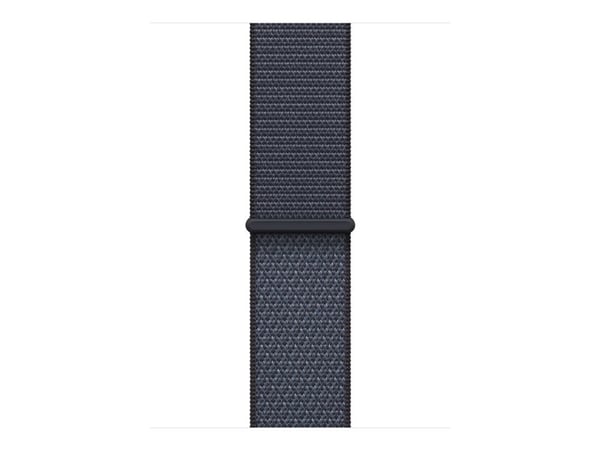 Apple - Sløyfe for smart armbåndsur - 40mm - 130 - 200 mm - anker blå - for Watch Hermès Series 7, Hermès Series 9, SE 3, Series 10, Series 11, Ser...