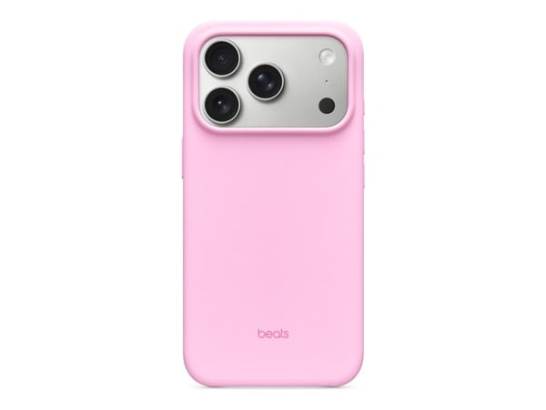 Beats - Bagsidecover til mobiltelefon - MagSafe-kompatibilitet - polykarbonaatti - pebble pink - iPhone 17 Pro:lle