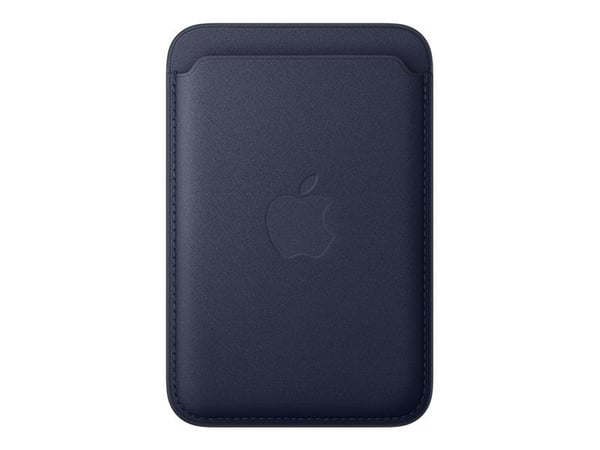 Apple - Plånbok för mobiltelefon/kreditkort - MagSafe-kompatibilitet - mikrotwill, FineWoven - marinblå