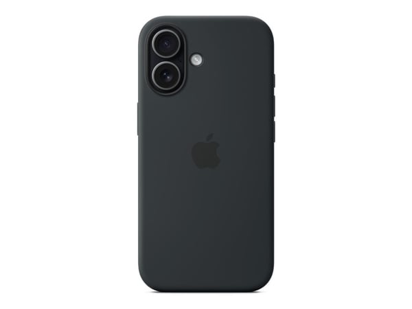Apple - Baksidesskydd för mobiltelefon - MagSafe-kompatibilitet - silikon - svart - för iPhone 17