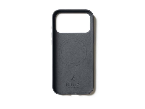 Mujjo Nahkakotelo - nahkakotelo iPhone 17 Pro Max -puhelimelle, joka on yhteensopiva MagSafen kanssa (basaltti)