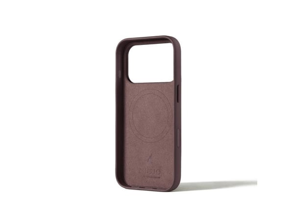 Mujjo Nahkakotelo - nahkakotelo iPhone 17 Pro:lle yhteensopiva MagSafe kanssa (pronssinpunainen)