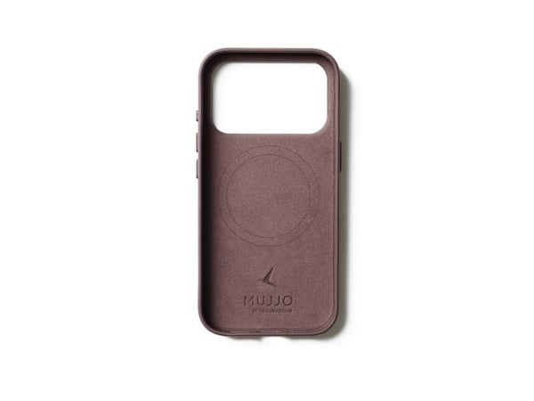 Mujjo Nahkakotelo - nahkakotelo iPhone 17 Pro:lle yhteensopiva MagSafe kanssa (pronssinpunainen)