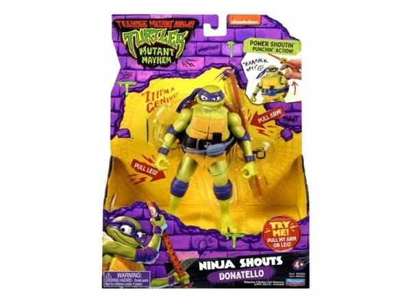 TMNT figūrėlė Ninja Shouts Donatello, 83352