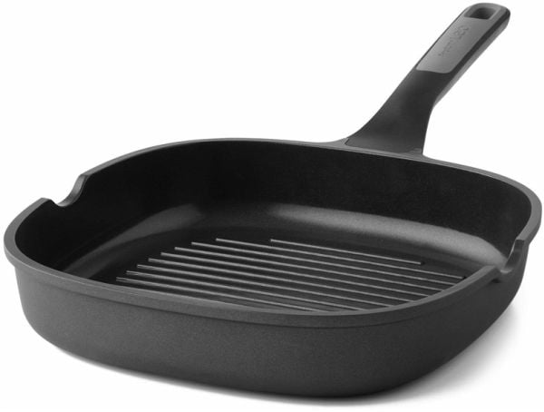 BergHOFF Leo Stone+, firkant, Grillpanne, Sort, Keramisk, Aluminium, 2,1 l