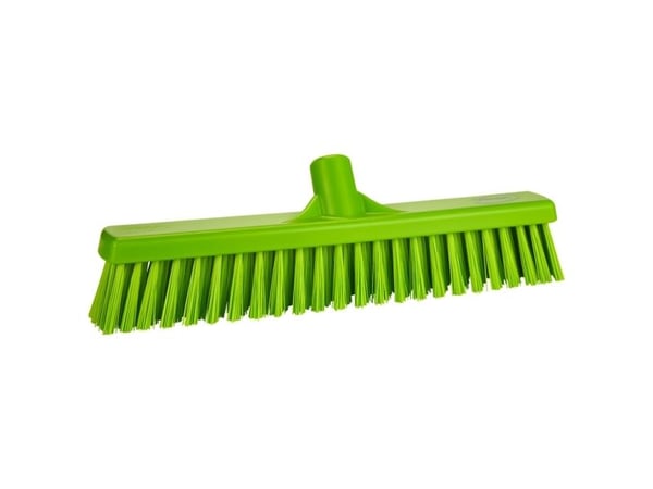 Fejekost, Vikan, broom soft/stiff, lime x410mm