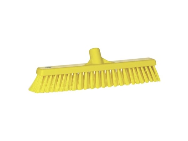Fejekost, Vikan, gul, polyester/PP/rustfrit stål, 41 cm - (10 stk.)