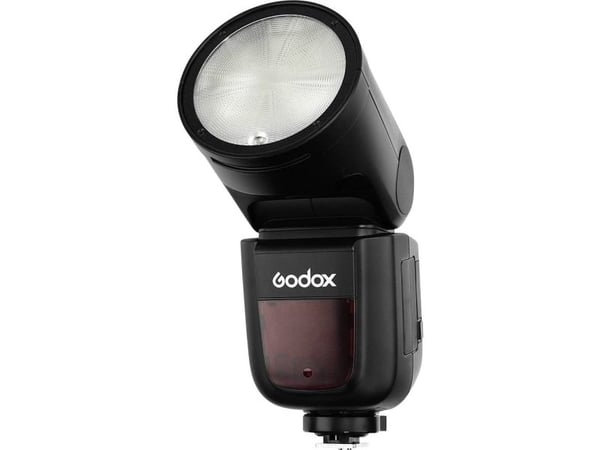 Godox V1-C, 1,5 sekuntia/puoli, 420 g, Compact flash -muistitikku