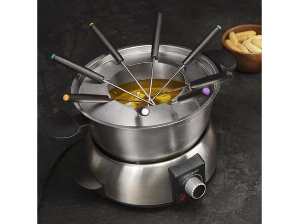 Cecotec 08018, 8 person(er), Rustfritt stål, Rund, Rotasjon, 1000 W, 230 V