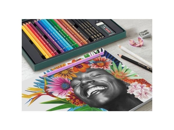 Faber-Castell Polychromos &amp; Pitt Graphite Matt Set, monivärinen, 48 kpl