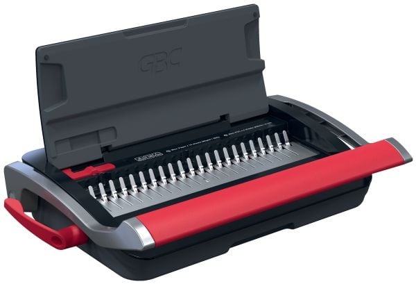 GBC CombBind® CB15 manuell innbindingsmaskin, kapasitet 165 ark Svart