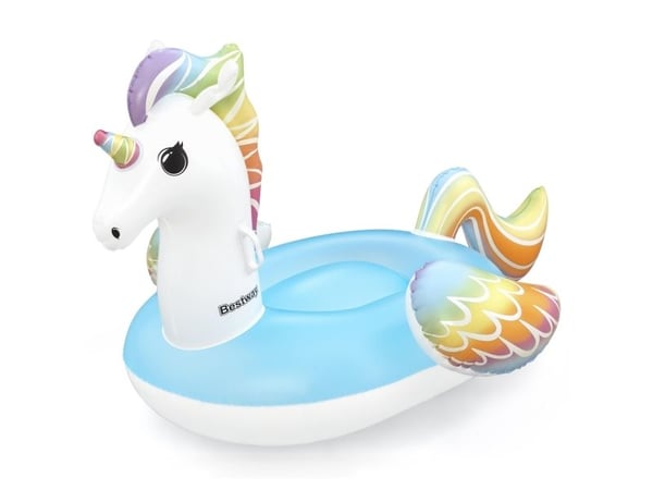 Bestway 41114, Flerfarget, Hvit, Rideflåte, Vinyl, 3 år, 45 kg, 112 mm