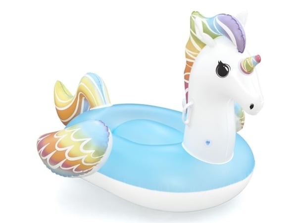 Bestway 41114, Flerfarget, Hvit, Rideflåte, Vinyl, 3 år, 45 kg, 112 mm