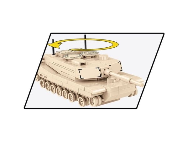 COBI Abrams M1A2, Byggsats, 6 År, 174 styck