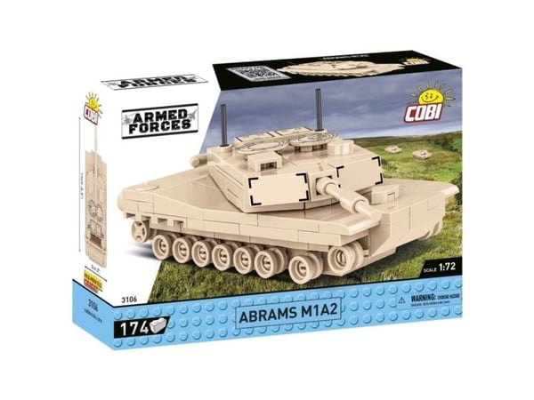 COBI Abrams M1A2, Byggsats, 6 År, 174 styck