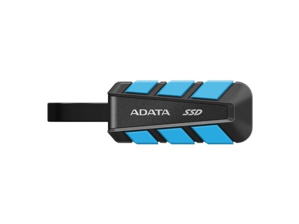 ADATA SC740 - SSD - 2 TB - ekstern (bærbar) - USB 3.2 Gen 2 (USB-C kontakt) - blå, svart