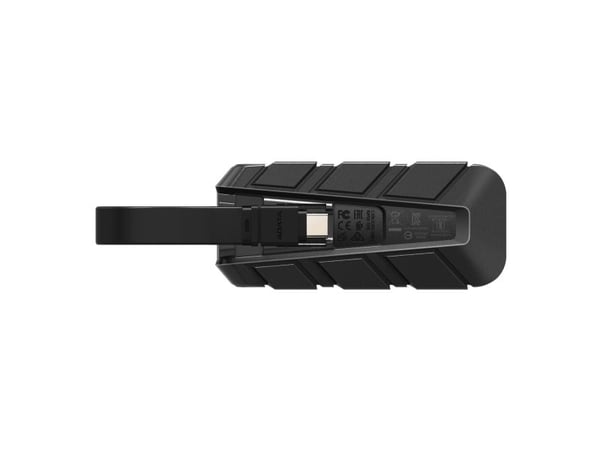 ADATA SC740 - SSD - 2 TB - ekstern (bærbar) - USB 3.2 Gen 2 (USB-C kontakt) - blå, svart