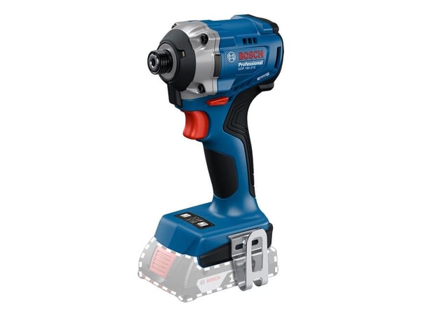 Bosch GDR 18V-215, Boremaskin med pistolgrep, Nøkkel, Sort, Blå, 2100 RPM, 2100 RPM, 3300 RPM - SOLO