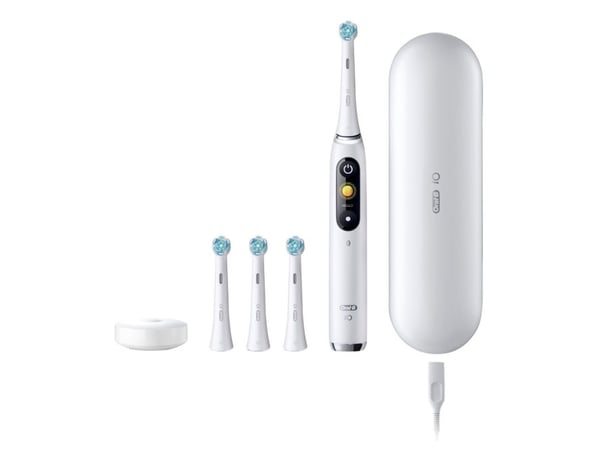 Oral-B iO Series9, Voksen, Oscillerende Tannbørste, Daglig stell, Gum omsorg, Intense, Sensitiv / Myk, Super sensitive, Tongue care, Whitening, Hvi...