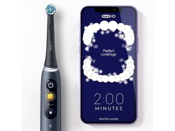 Oral-B iO Series9, Voksen, Oscillerende Tannbørste, Daglig stell, Gum omsorg, Intense, Sensitiv / Myk, Super sensitive, Tongue care, Whitening, Hvi...