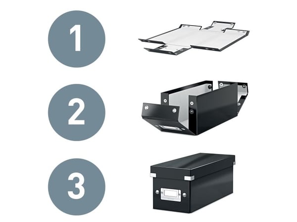 Leitz Click & Store WOW Large - Lagerboks - for A3 (297 x 420 mm) - gul
