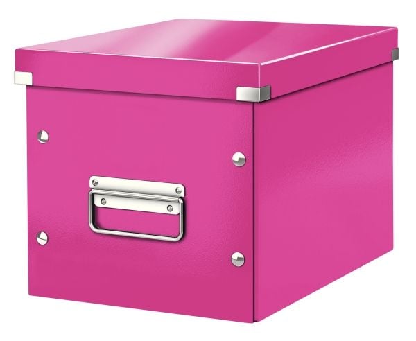 Leitz Click & Store Cube Medium - Förvaringsbox - rosa