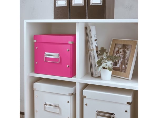 Leitz Click & Store Cube Medium - Förvaringsbox - rosa